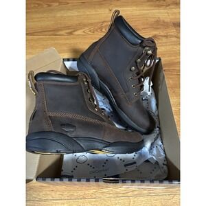 Dr. Comfort Mens Work/Hiking Boots Size 11M Leather Boss #9520 Chestnut Brwn NEW
